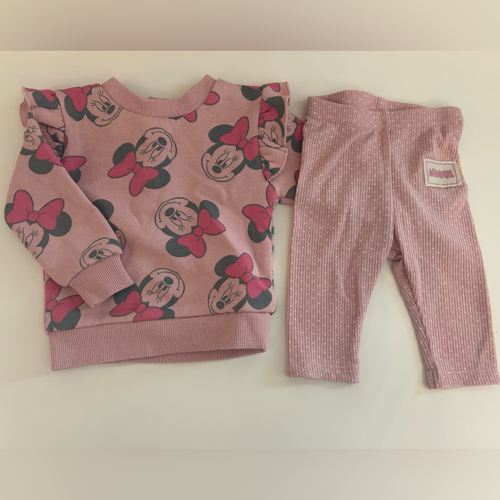 Joe Fresh Minnie Mouse Frill Sweater Set